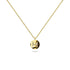 Solid 925 Sterling Silver Initial Alphabet Personalised Disc Necklace